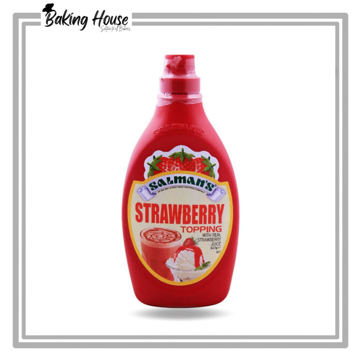 Salman's Strawberry Topping Sauce 623g
