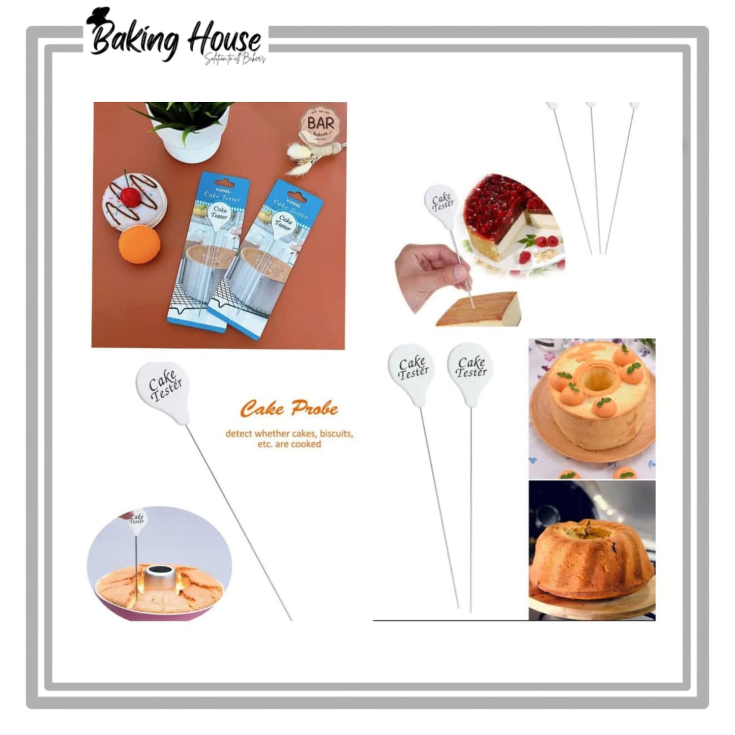 Steel Cake Taster Probe