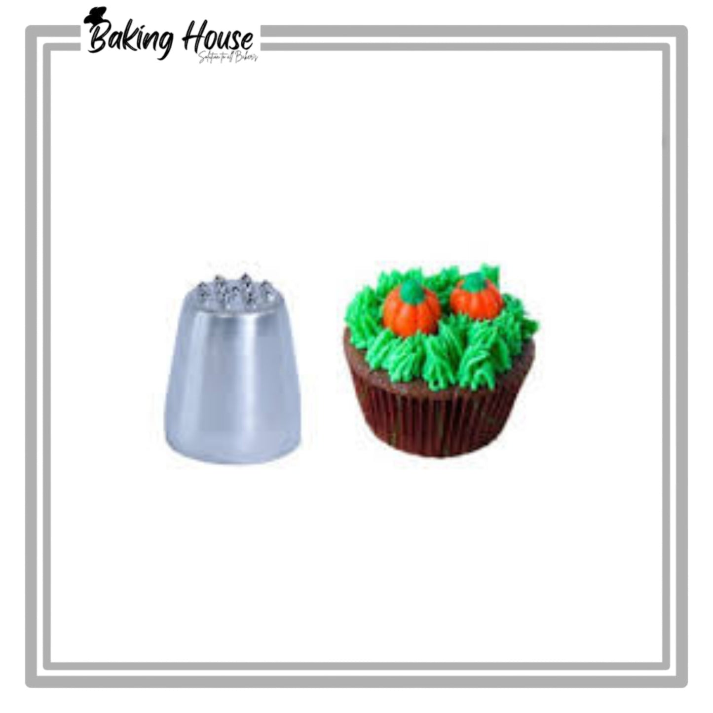 Grass Stainless Steel Cake Decorating Nozzle
