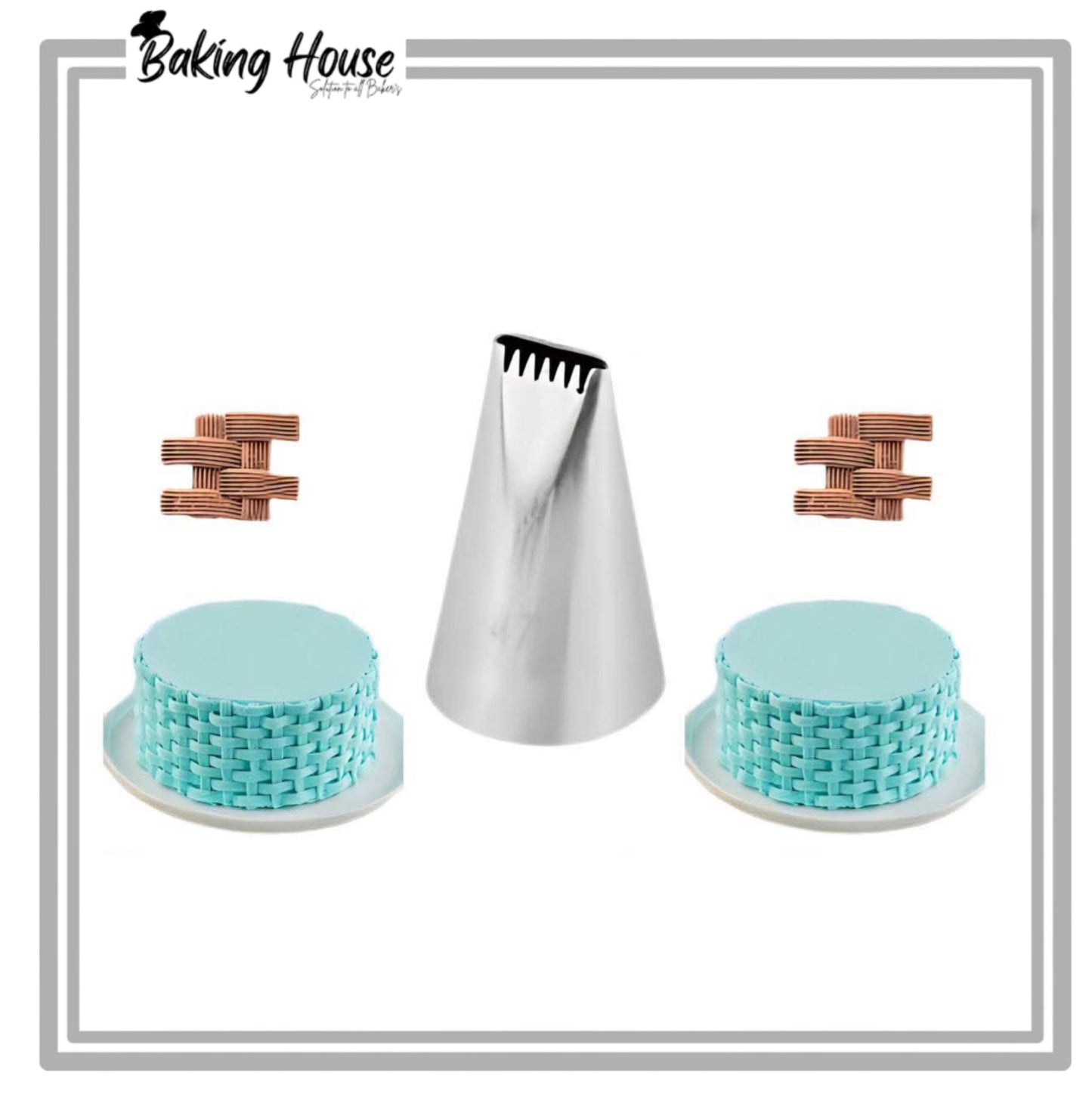 Bucket Stainless Steel Cake Decorating Nozzle