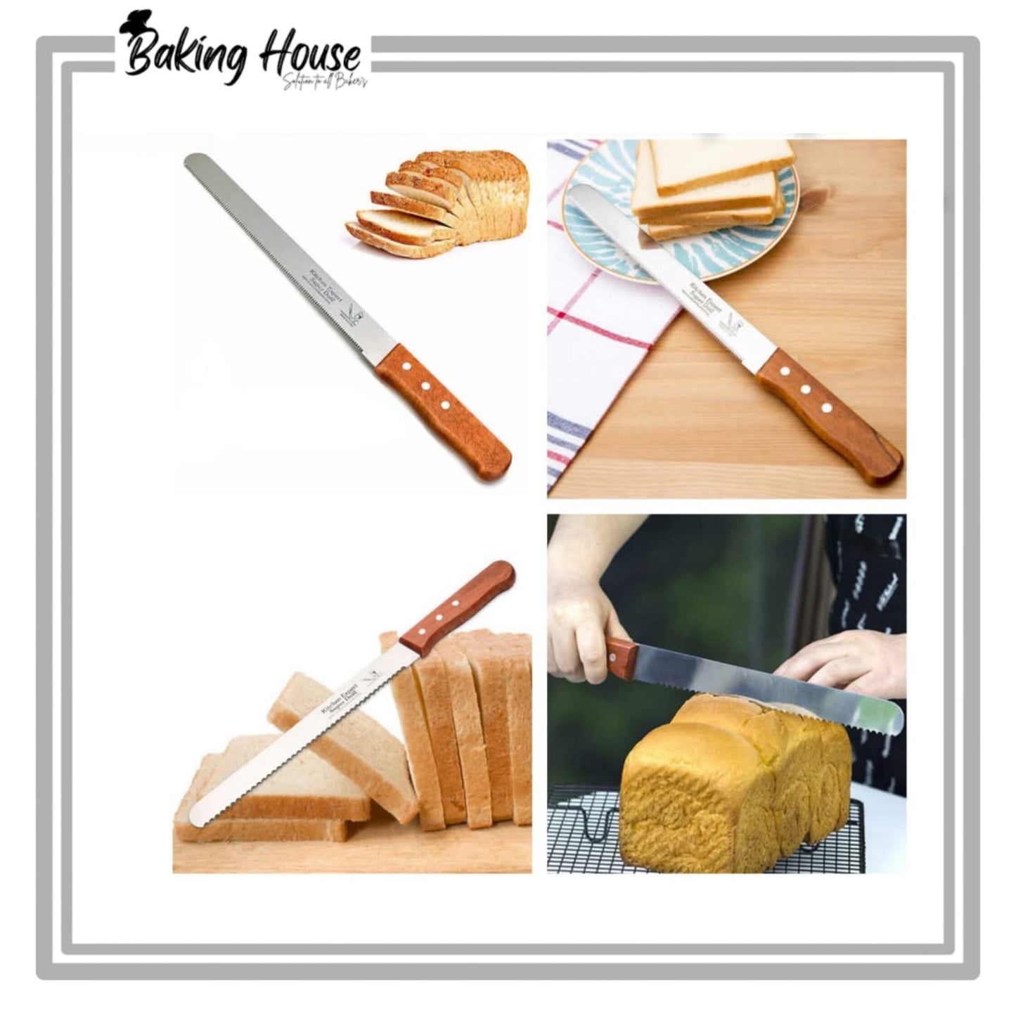 Stainless Steel Bread & Cake Cutting Nife