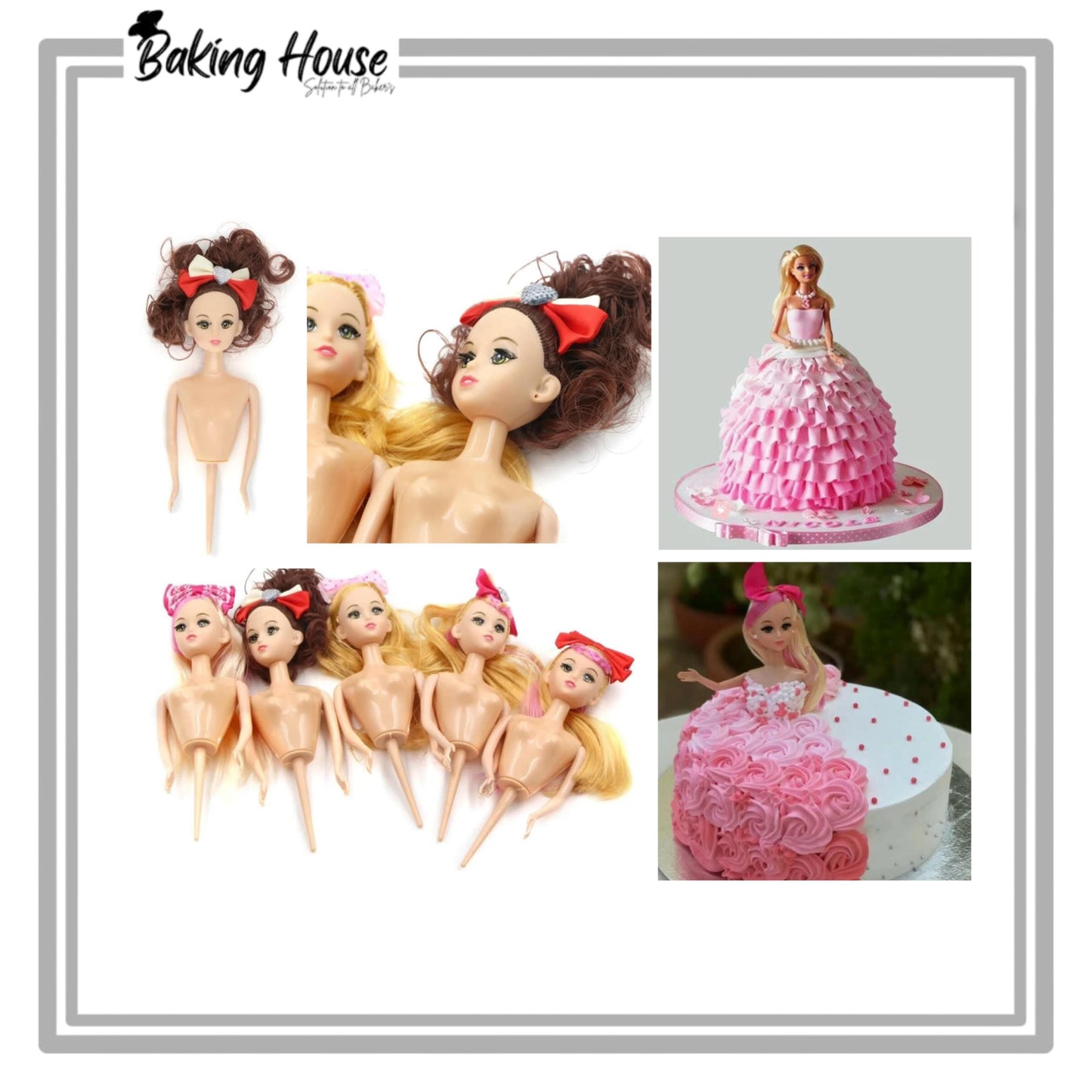 Barbie Doll For Cake Decorationg