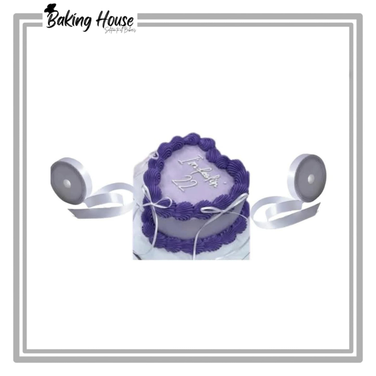 1 Inch White Ribbon 20yard For Cake Decorationg