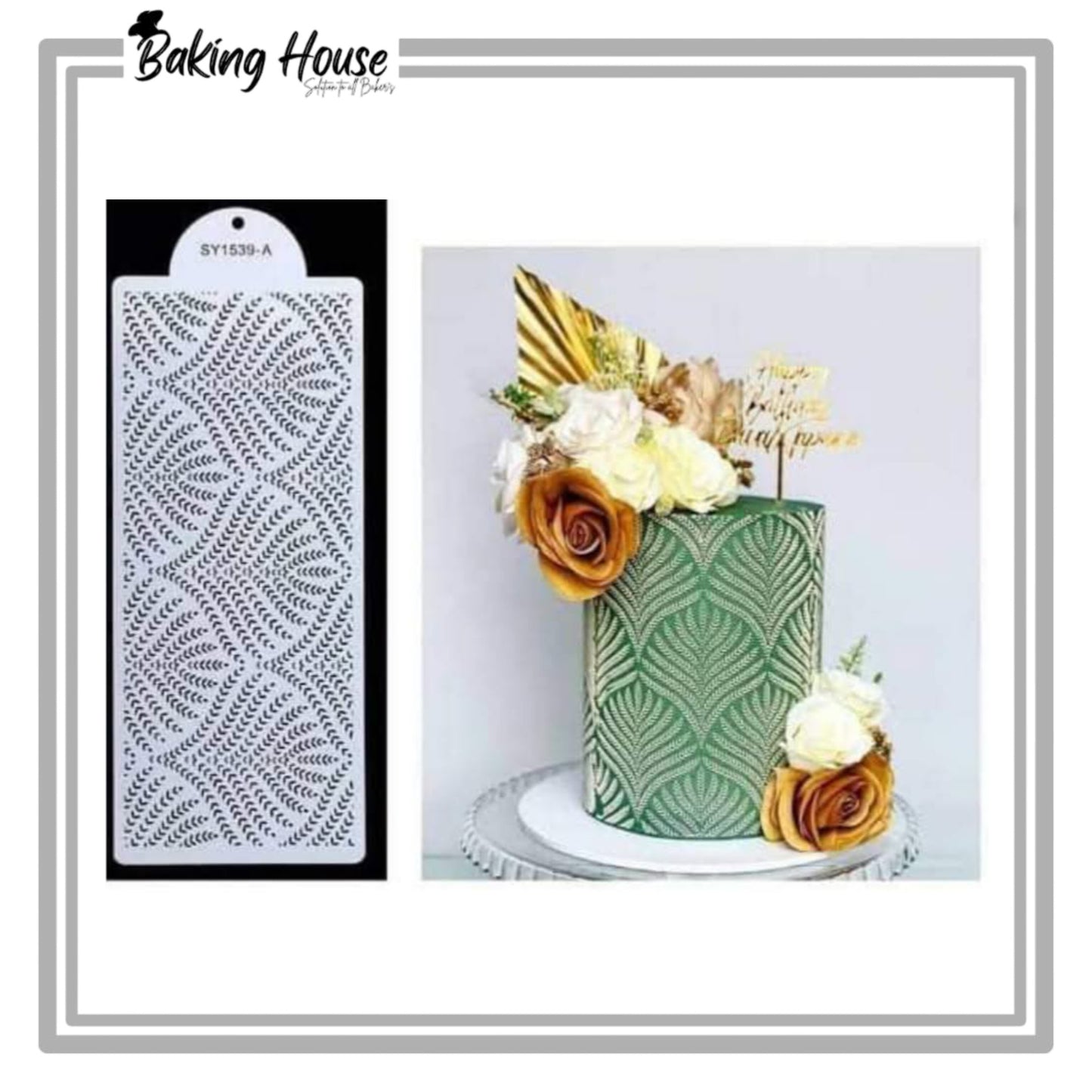 Harvest Cake Stencil For Cake Decorationg