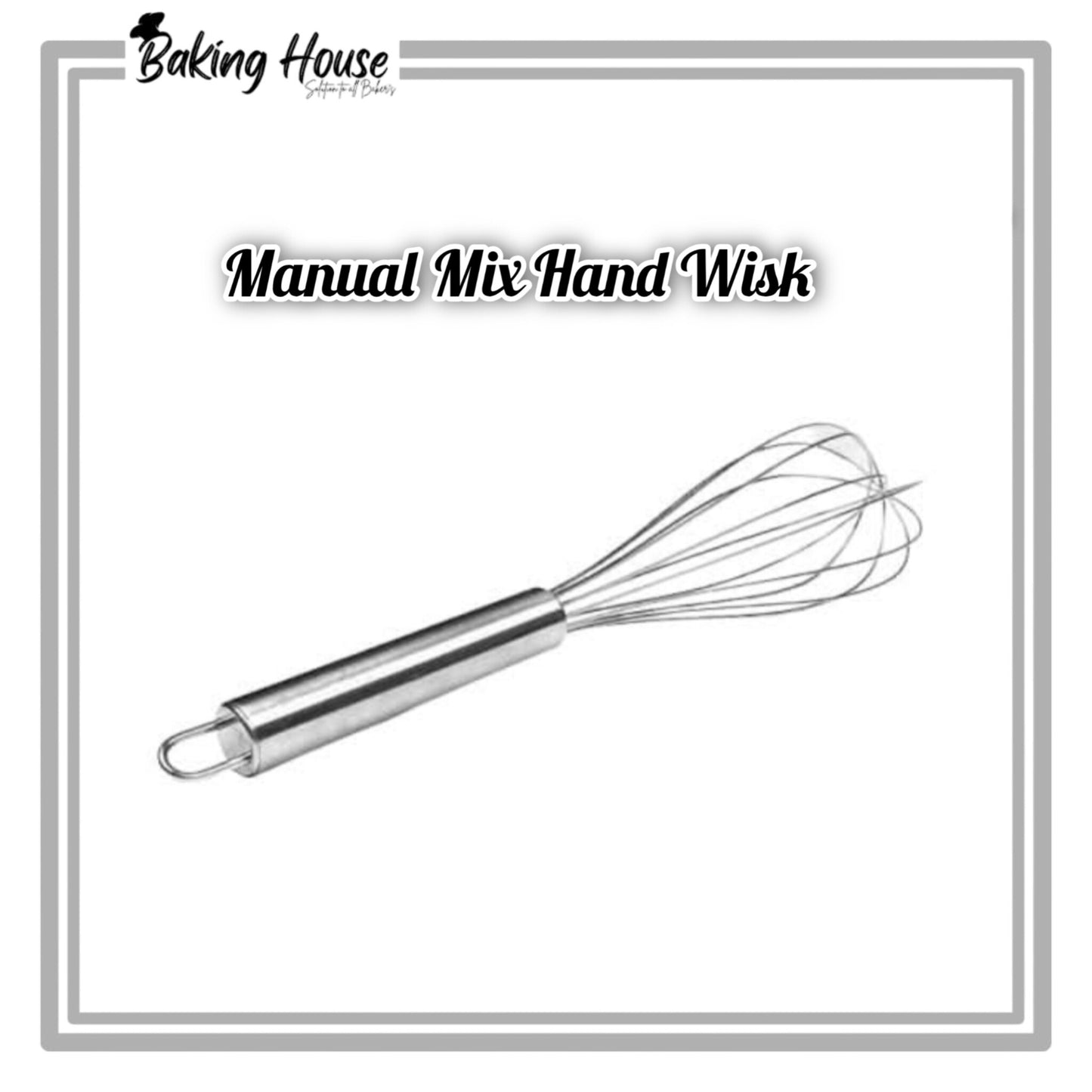 Stainless Steel Manual Hand Wisk