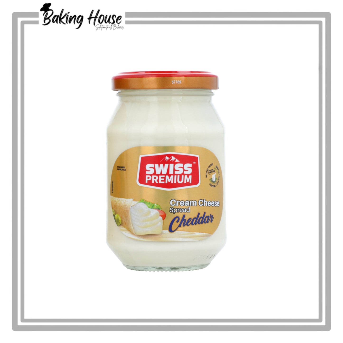 Swiss Premium Cheddar Cream Cheese 250g