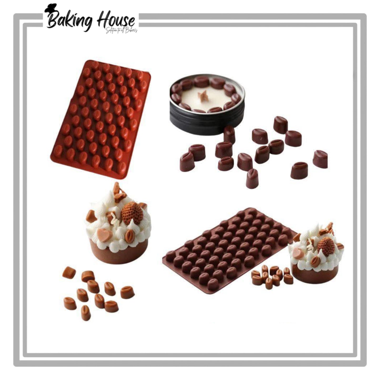 Coffe Bee Silicon Chocolate Mould
