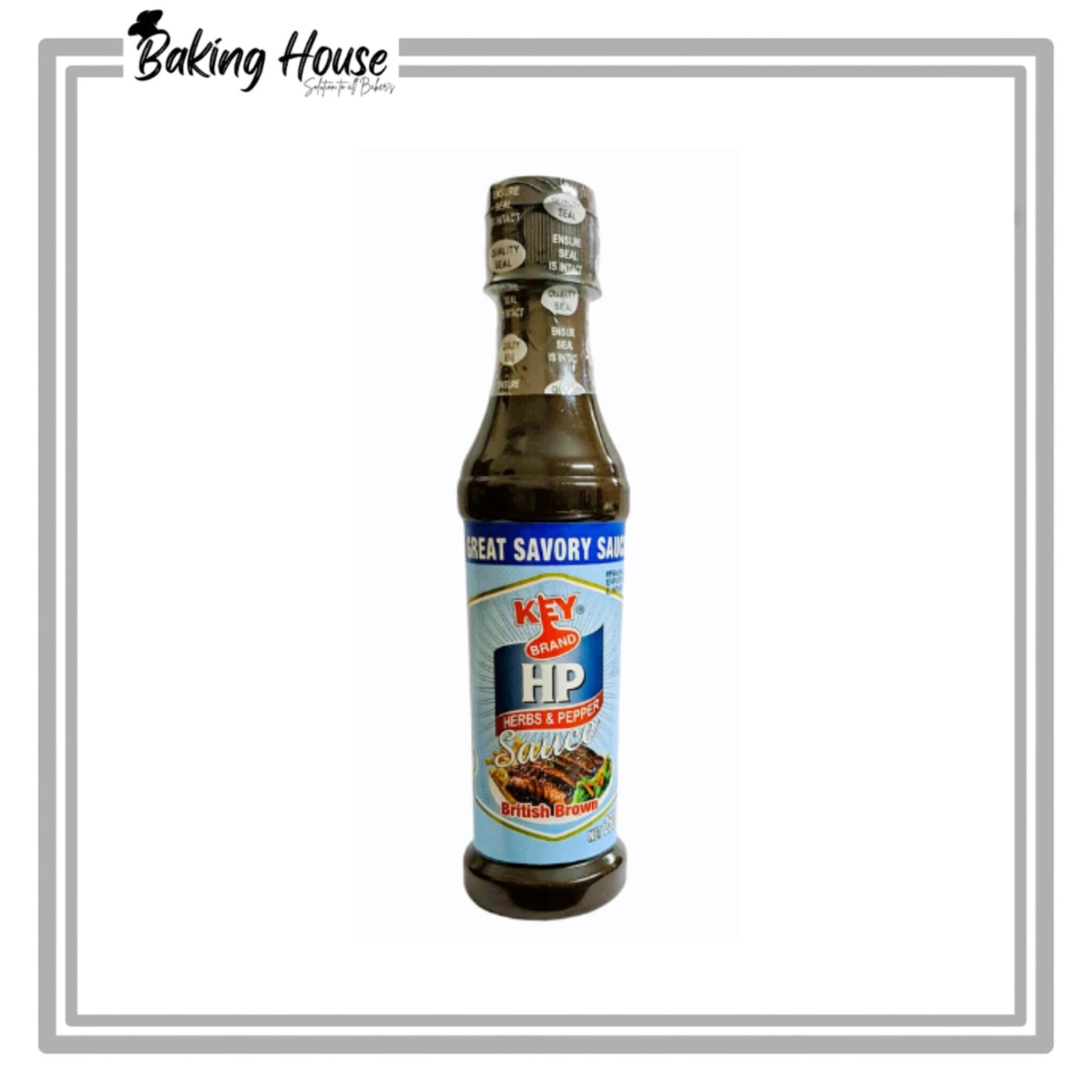 KEY Hp & BRBQ Sauce British Brown 250ml