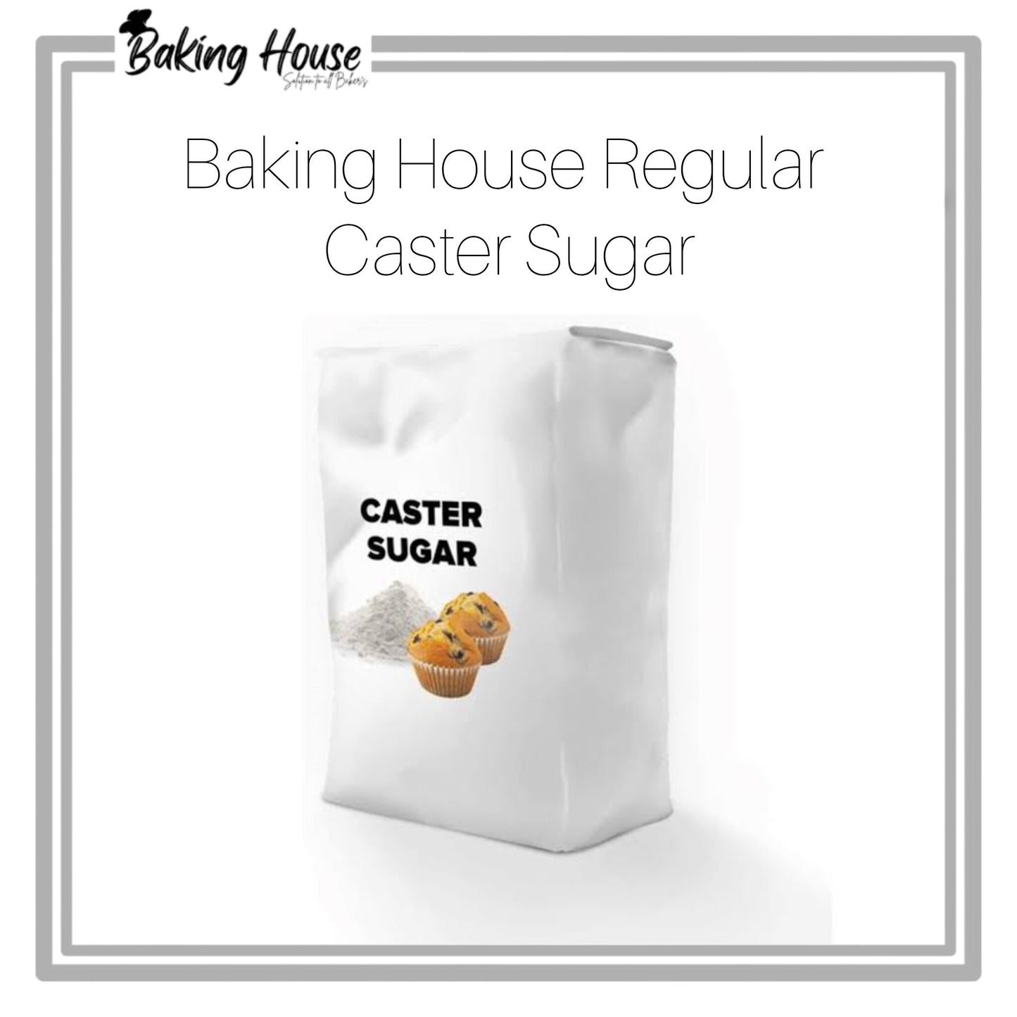 Baking House Caster Sugar 500g Pack