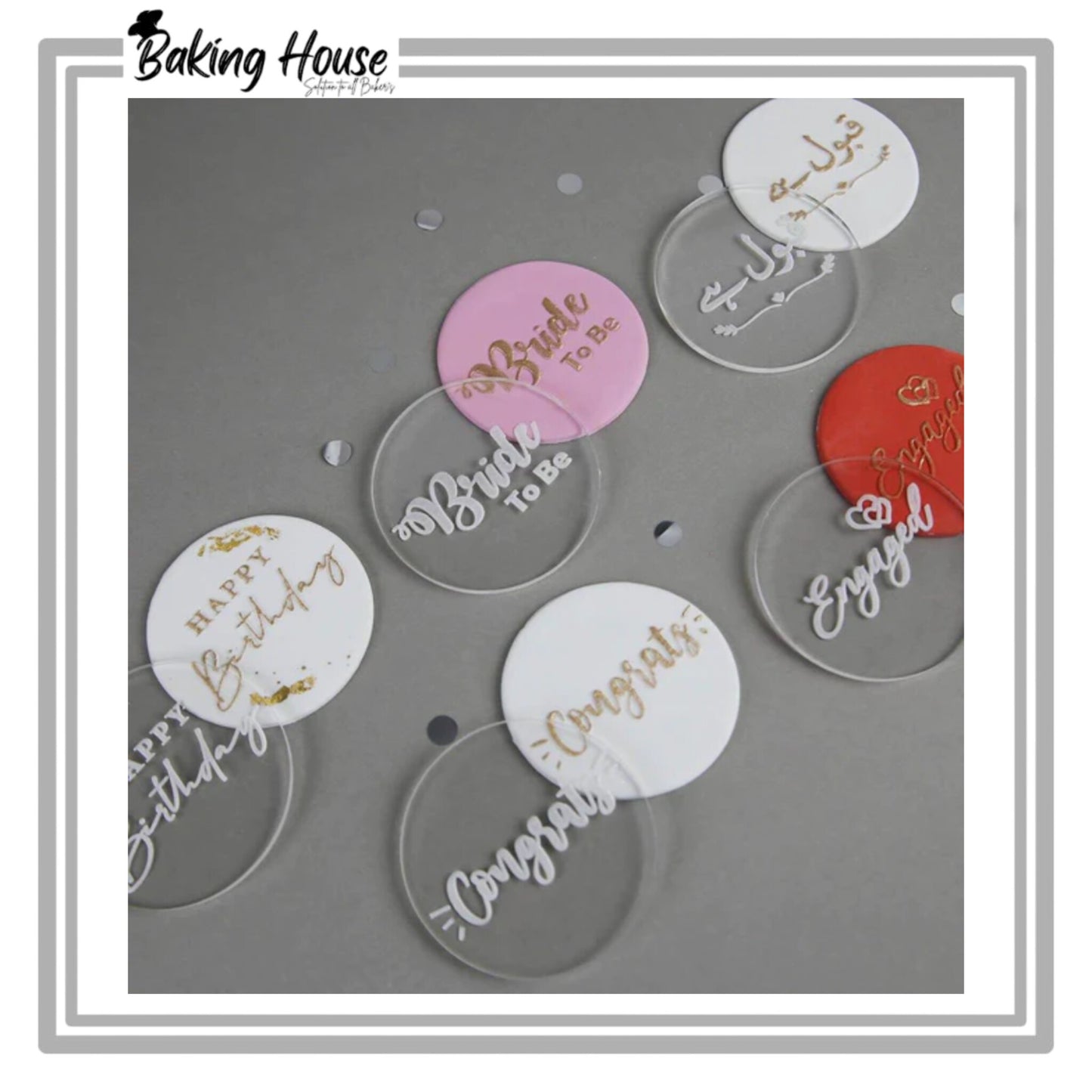 pack 5 Stamp Most Trending For Fondant Cookies