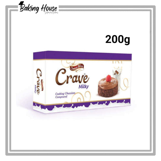 Choco Bliss Crave Milk Chocolate Bar 200g (Box Packing)