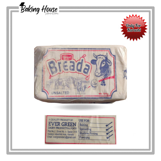 Breada Unsalted Butter 500g Pack (Only For Karachi)