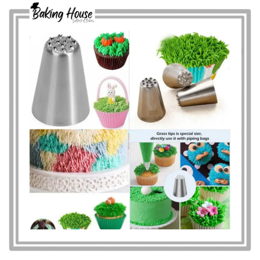 Grass Stainless Steel Cake Decorating Nozzle