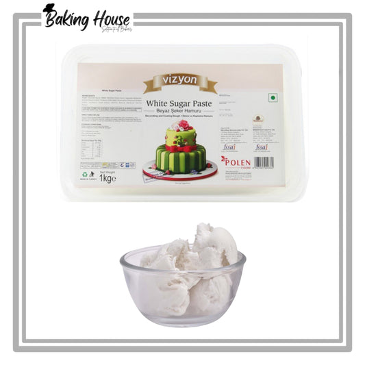 Vizyon White Sugar Paste/Fondant 1kg Pack