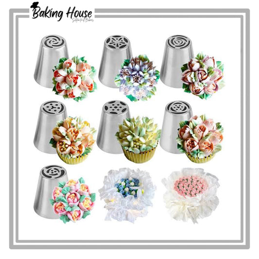 12pcs Russian Nozzle Set For Cake Decorating