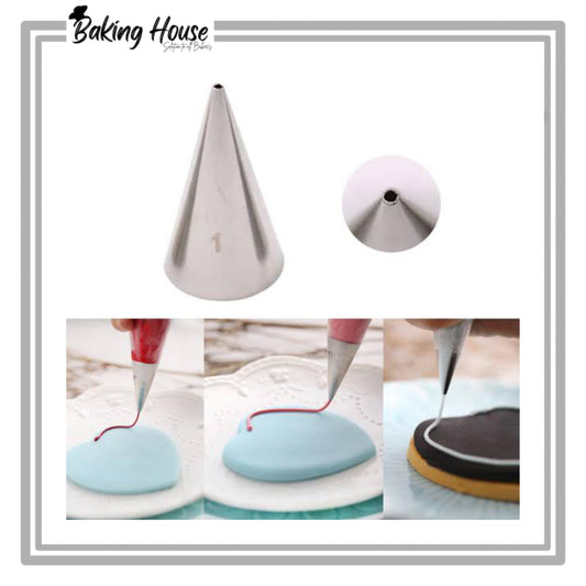 Written Stainless Steel Cake Decorating Nozzel