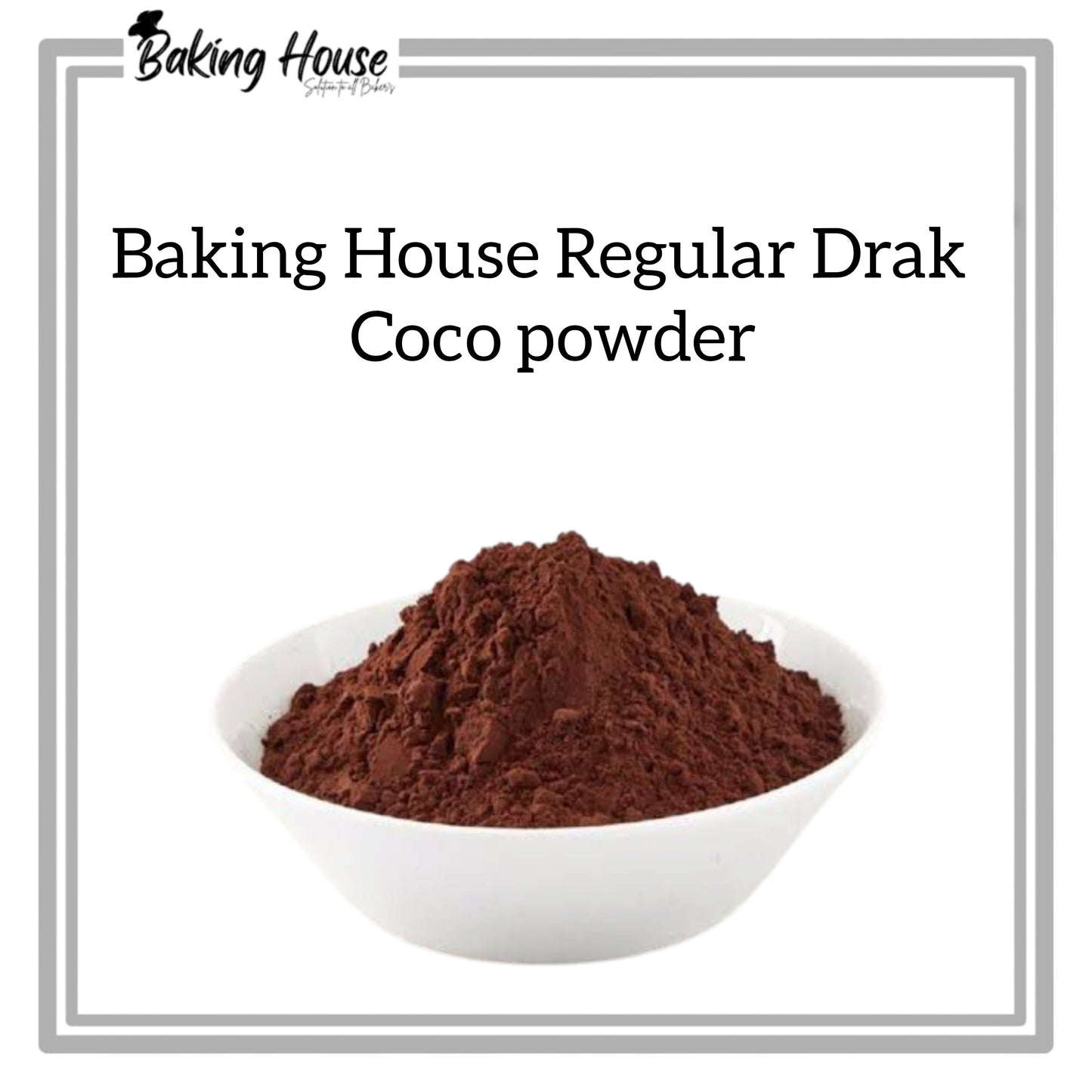 Baking House Regular Dark Coco Powder (500g)