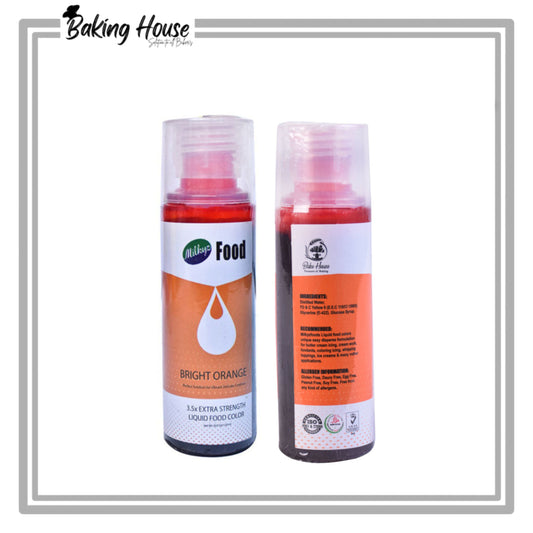 Milkyz Food Orange Liquid Food Color 120ml