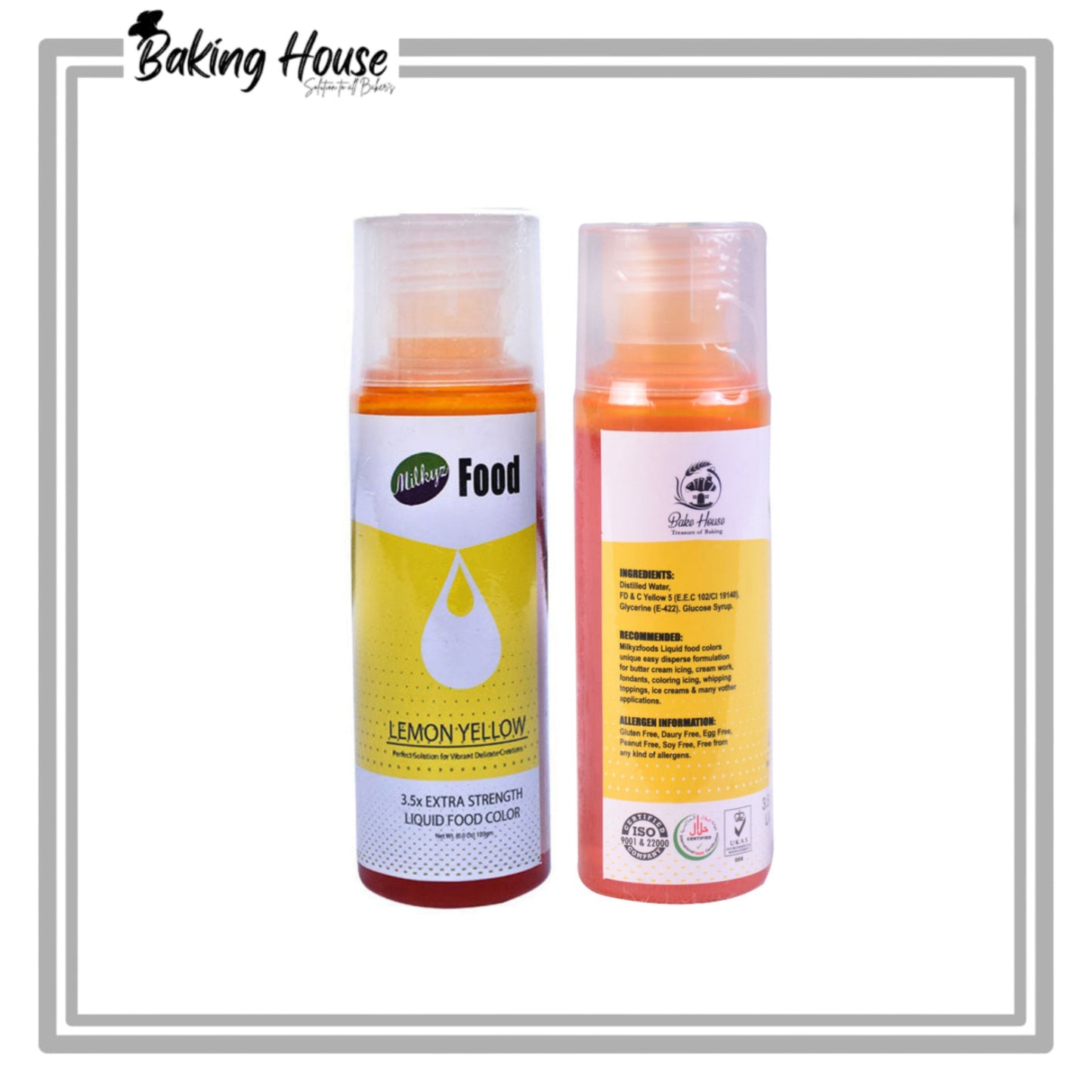 Milkyz Food Yellow Liquid Food Color 120ml