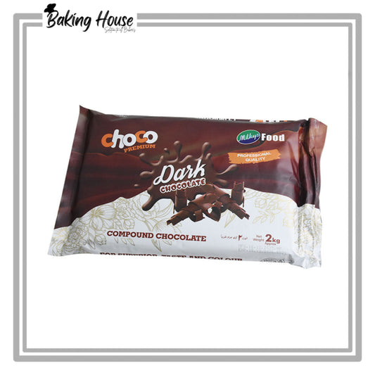 Milkyz Food Choco Premium Dark Compound Chocolate 2kg