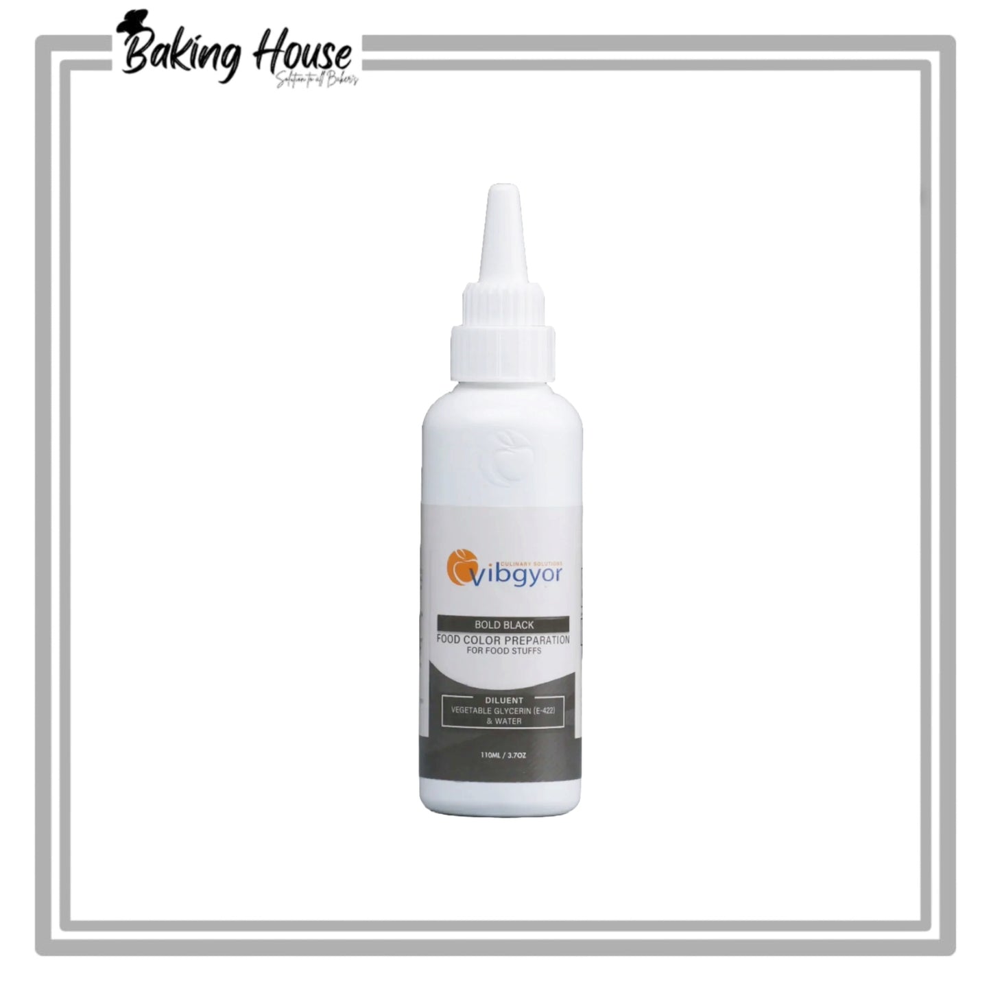 Vibgyor Bold Black Liquid Food Color 110ml