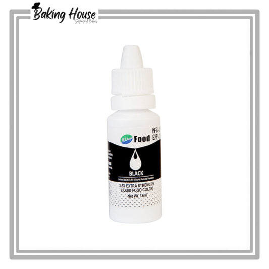 Milky Food Black Food Color 18ml