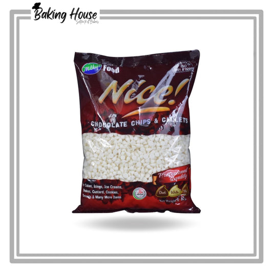 Milkyz White Chocolate Chips (250g Pack)