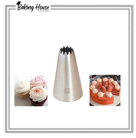 32no Stainless Steel Cake Decorating Nozzle