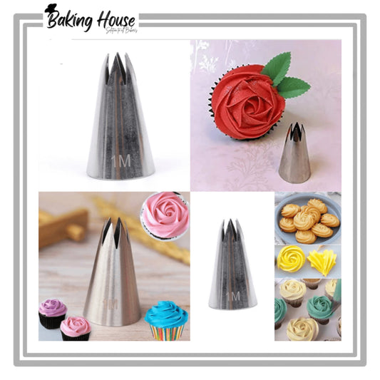1M Stainless Steel Cake Decorating Nozzle