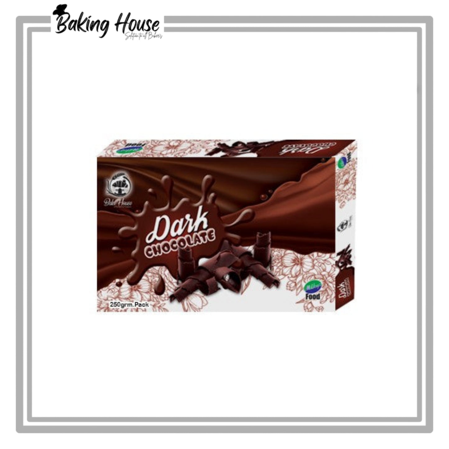 Milkyz Food Dark Compound Chocolate 250g (Box Packing)