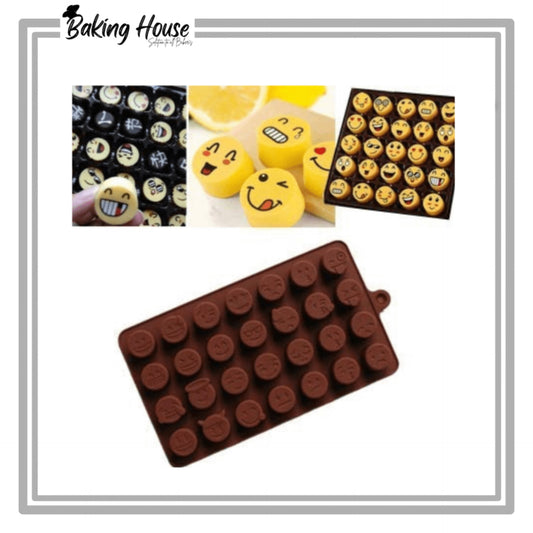 Smile Emoji Silicon Chocolate & Candy Mould