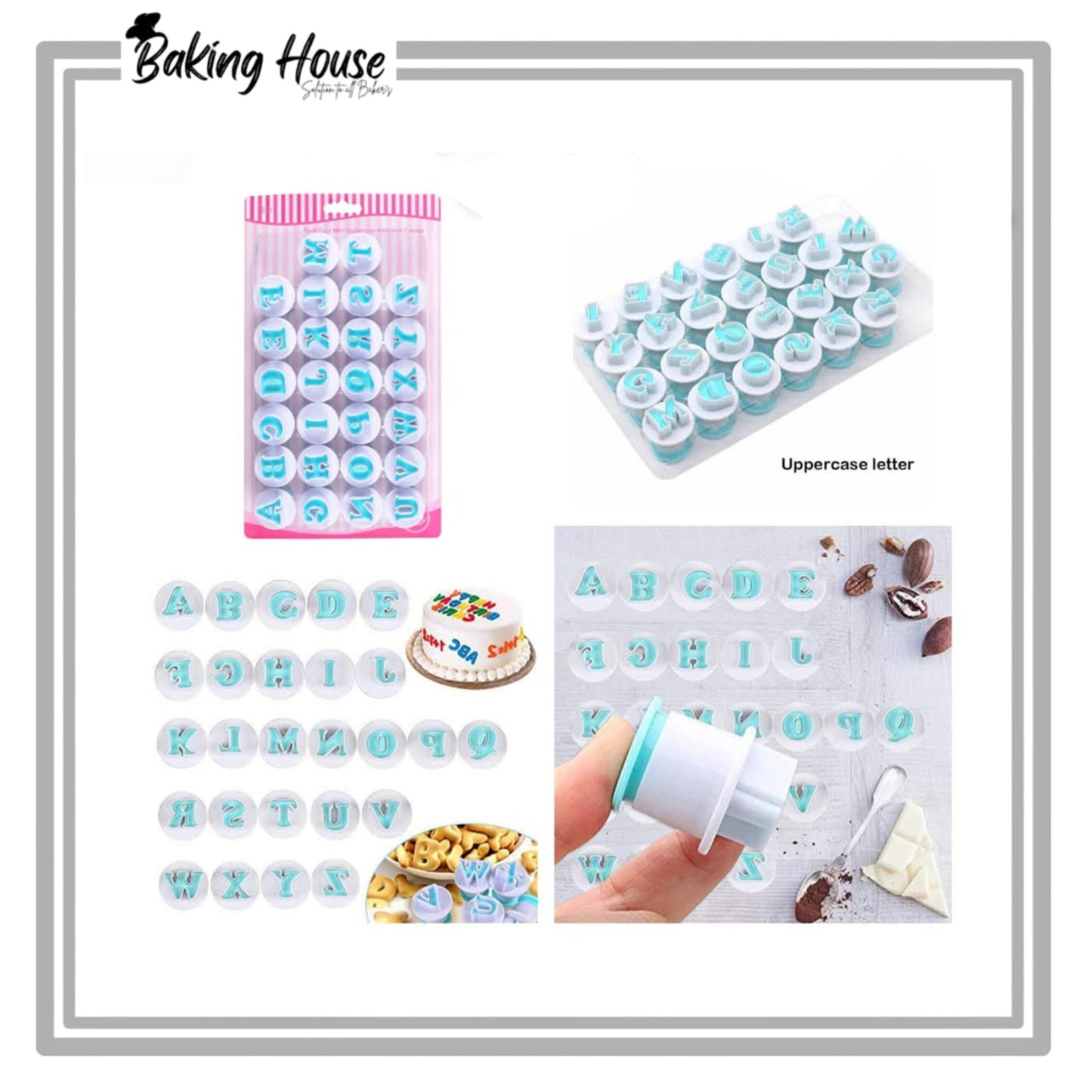 A-Z Capital Alphabet Planjer & Cookie Cutter