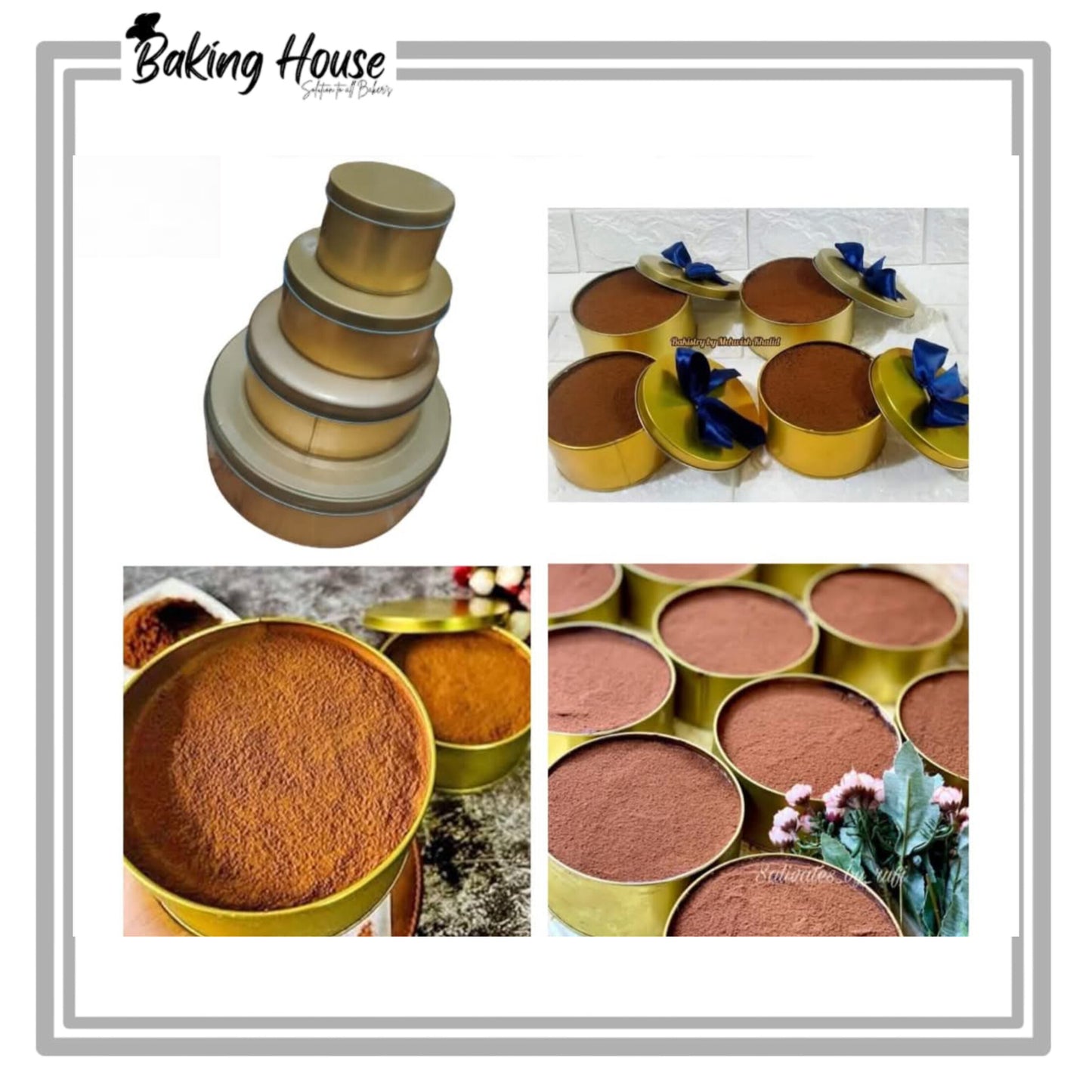 4inch Golden Drem Tin For Cake