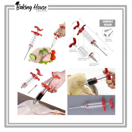 Marinade Meat Injector Syringe With Needle