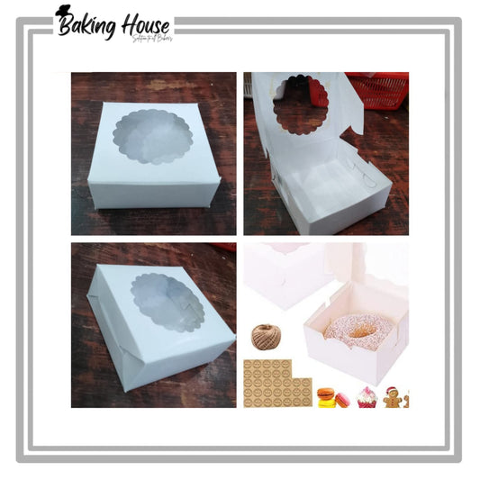 1 Browine White Window Box