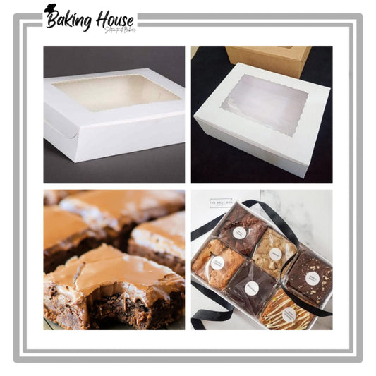 6 Browine White Window Box