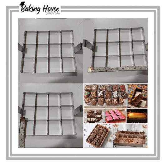 12 Cavity Stainless Steel Brownie Cutter