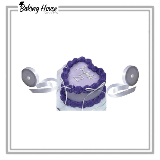 1 Inch White Ribbon 20yard For Cake Decorationg