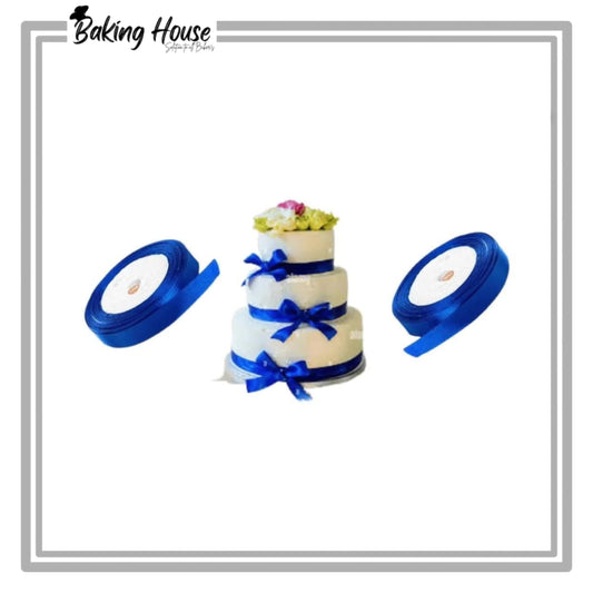 1 Inch Blue Ribbon 20yard For Cake Decorationg