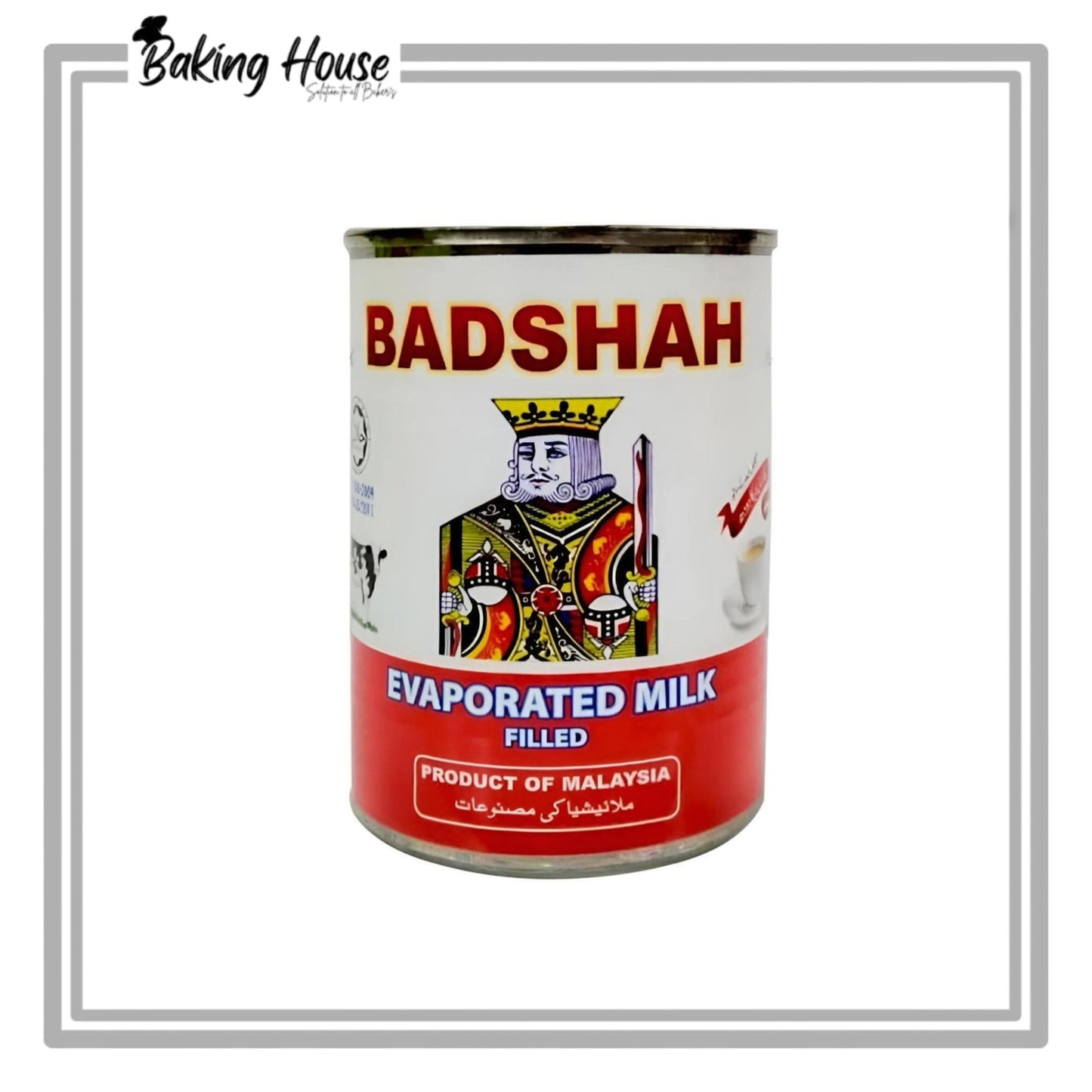 Badshah Evaporated Milk 390g