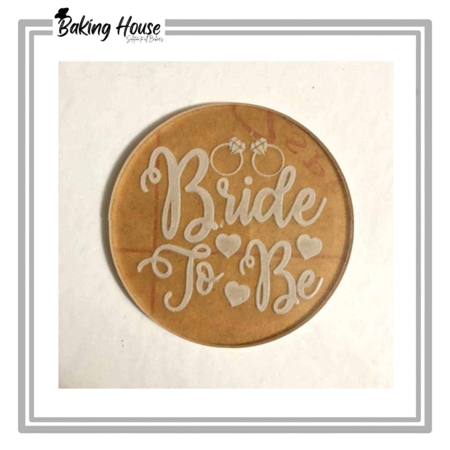 Bride To Be Embosser Stamps For Cake Decorationg
