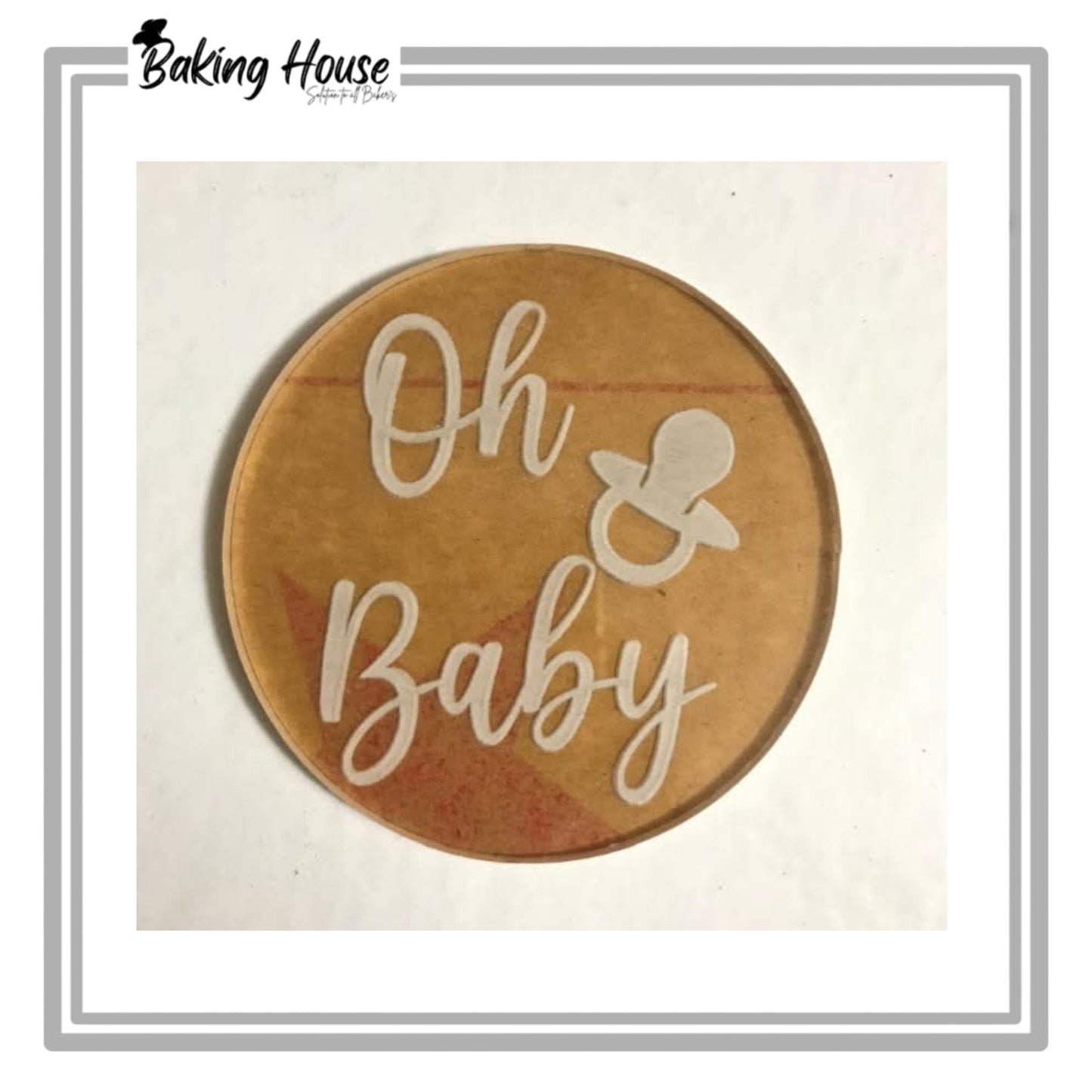 Oh Baby Embosser Stamps For Cake Decorationg