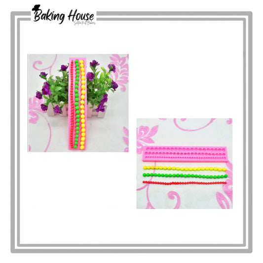 Pearls Silicon fondant Mould For Cake Decorationg