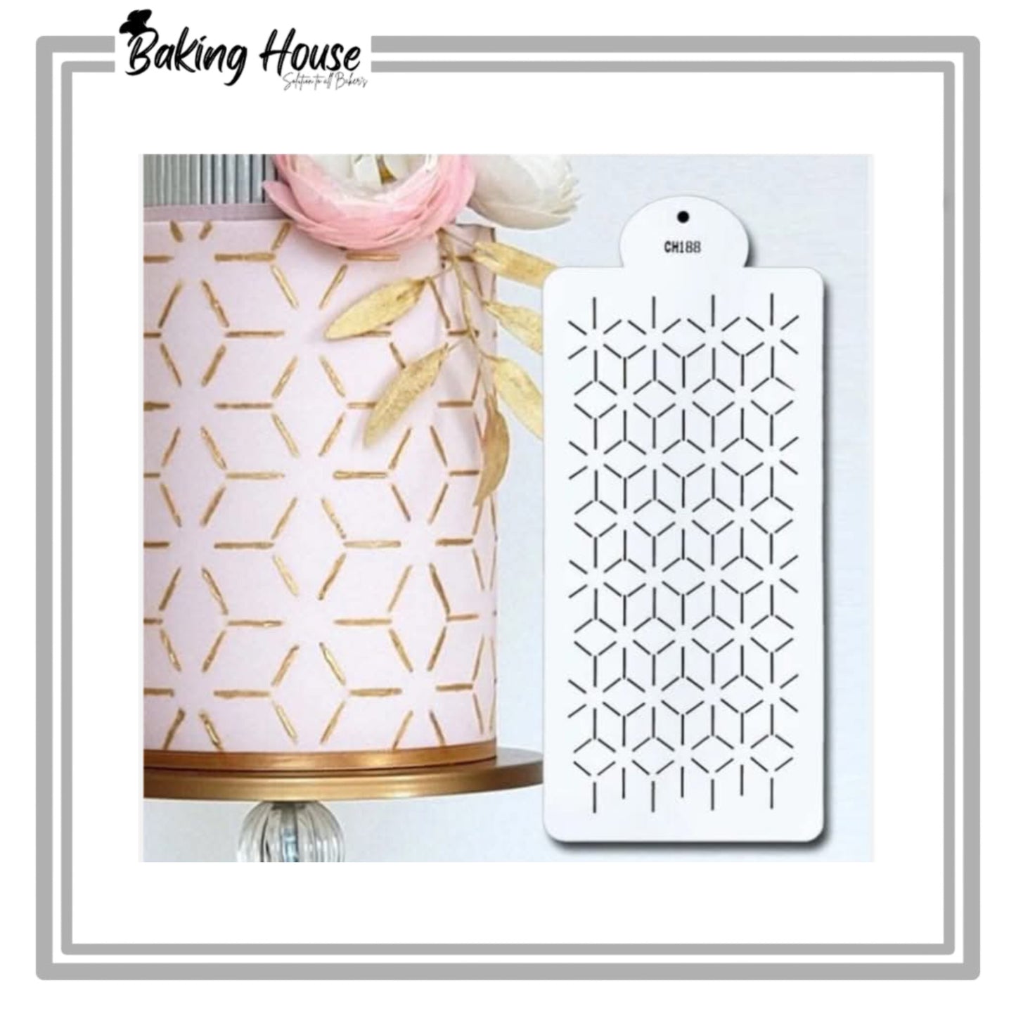 Lace Pattern Cake Stancil For Cake Decorationg