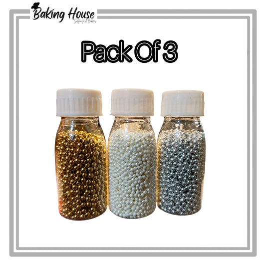 0mm Pack Of 3 Pearl's 25g Bottle