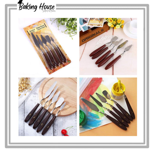 5pcs Artist Plate Nife For Cake Decorating