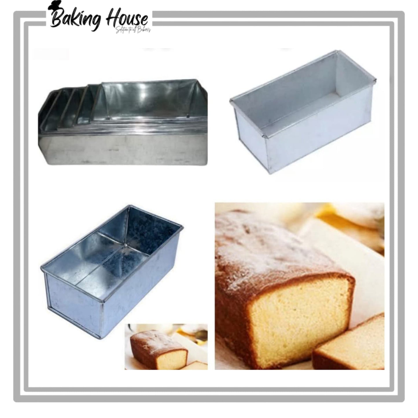 9 Inch Loaf Stainless Steel Loaf Cake Pan