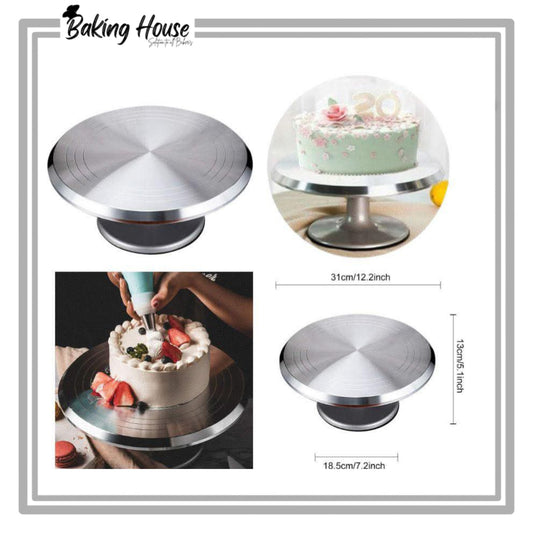 Stainless Stee Cake Turn Table 360°