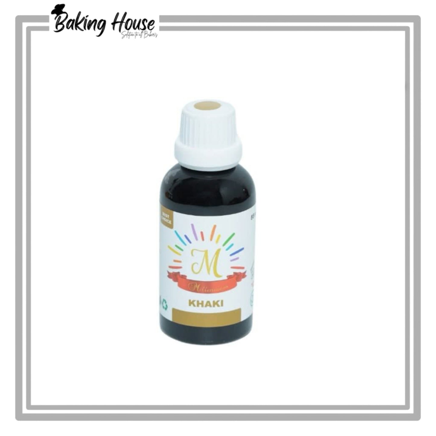 Millennium Khaki liquid Food Color 55ml