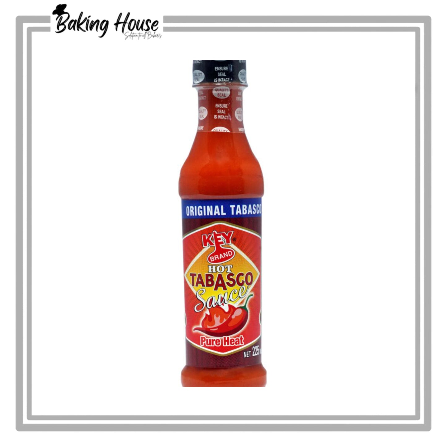 KEY Hot Tabasco Sauce Pure Heat 250ml